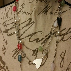 3 for $10/Two Necklaces Hearts and Beads